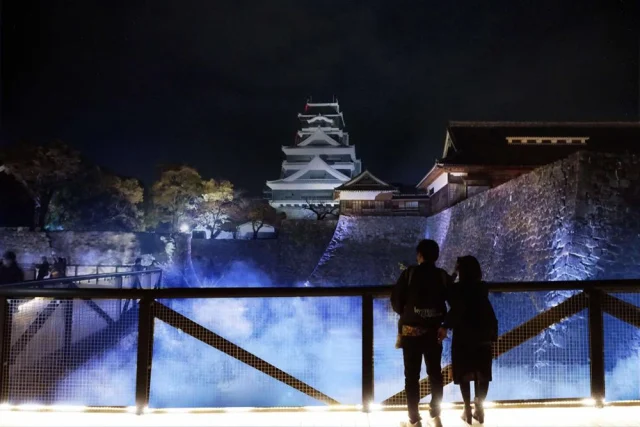 秋のくまもとお城まつり「城あかり」