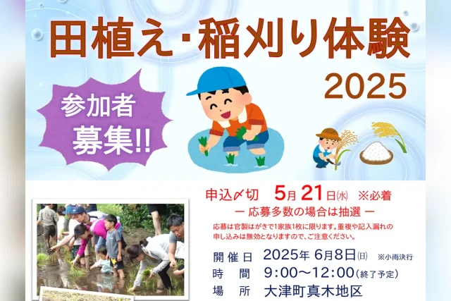 田植え・稲刈り体験