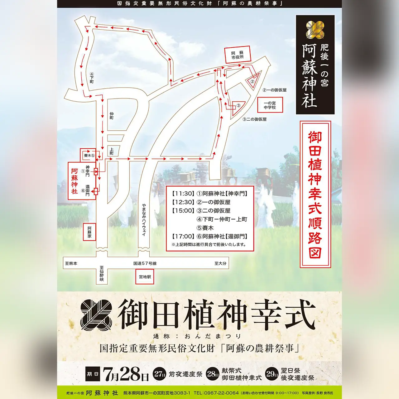 御田植神幸式(おんだ祭)